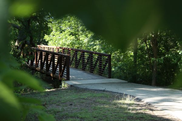 crossing bridge